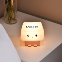 Lampe de table multifonctionnelle à capuchon de dessin animé pour bureau d'étude de chevet d'hôtel Nouveauté Ombrage en forme de courant continu Décoration d'éclairage