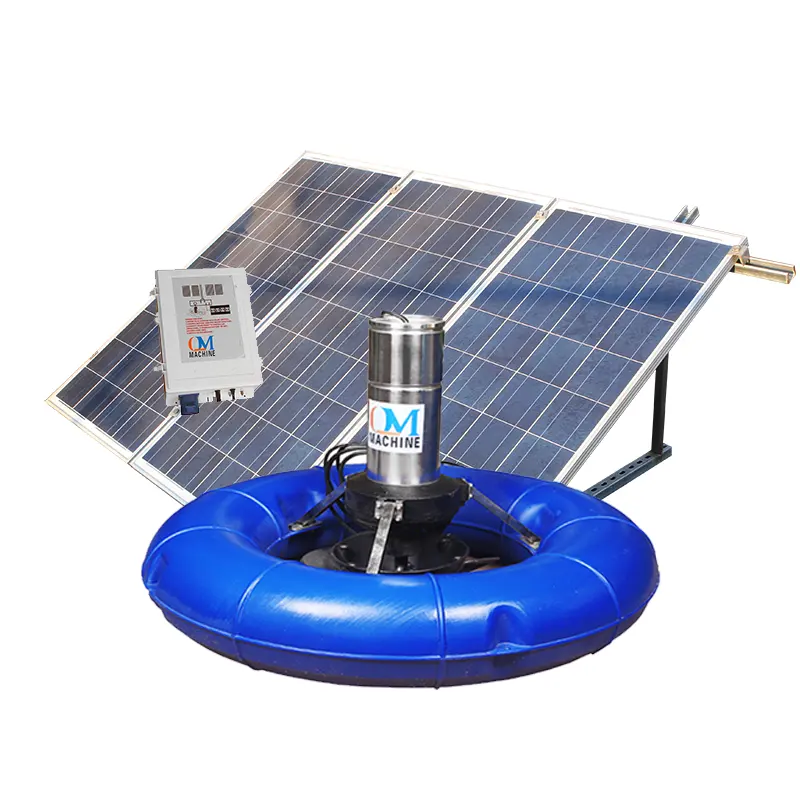 High Efficiency solar Surface Floating Super impeller Aerator in Pond Tank