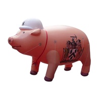 Mascotte de cochon gonflable géante personnalisée KeepFuns - Animal gonflable mignon et thématique pour les événements, la promotion de marque et les festivals