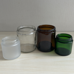 Tarro de Vidrio Transparente Ámbar para Almacenamiento de Cosméticos, <span class=keywords><strong>Crema</strong></span> para el Cuidado de la Piel, Bálsamos Hidratantes con Tapa Metálica Dorada/Plateada para <span class=keywords><strong>Crema</strong></span> Corporal, Facial y de Manos - Product Image 6