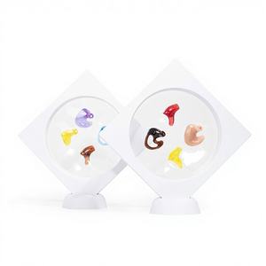 Modèle d'oreille humaine en silicone artificiel coloré de haute qualité pour l'affichage des moules d'oreille pour aides auditives - Product Image 2