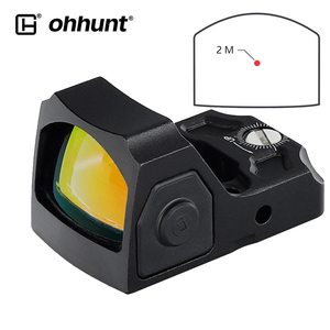 Ohhunt Mini <span class=keywords><strong>Red</strong></span> Dot Tactique Reflex 2M avec Réticule Shake Awake pour R&R Cut Footprint avec Monture 21mm - Product Image 1
