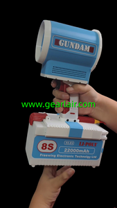 Ventilateur à conduit EDF 90 mm 8S, 8 kg de poussée, moteur brushless haute performance pour avion RC, schéma de couleurs Gundam - Product Image 3