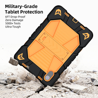 Étui antichoc en silicone pour Lenovo Idea Tab 11 TB336/Tab M11 K11 TB330 avec bandoulière, support intégré et protection d'écran