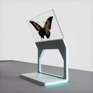 55インチ透明OLED床スタンドデジタルサイネージディスプレイ10ポイントタッチスクリーン付きショッピングモール用 - Product Image 4