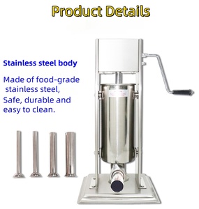 Haute Qualité Manuel Vertical 2L 3L 5L 7L Saucisse Stuffer Making Equipment <span class=keywords><strong>Jambon</strong></span> Hotdog et Saucisse Filler Maker - Product Image 6