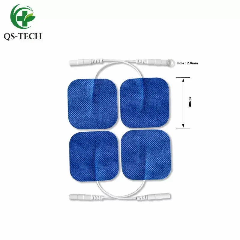 QS-TECH Elektroden Pads Hydrogel Tientallen Massage Zelfklevende Elektrode Gel Pads 50X50 Mm/Verkoop Tientallen/ems Elektroden Muscl