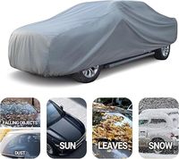 Housse de voiture non tissée pour toutes les saisons, anti-poussière, résistante aux rayures, résistante à l'eau, possibilité de personnalisation