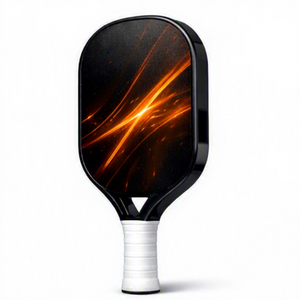 Pala de Pickleball con Forma Estándar, Borde Sin Costuras, Agarre Antideslizante Blanco, Marco Negro, Accesorios de Pickleball, Equipo de Entrenamiento para Adultos, Para Todas las Estaciones - Product Image 4