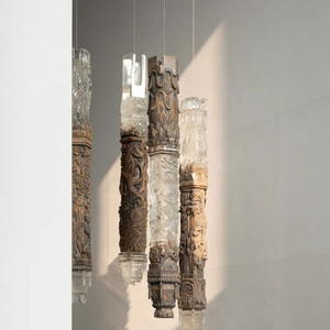Scultura Moderna in <span class=keywords><strong>Legno</strong></span> Astratta per Interni, Decorazione di Lusso Trasparente per la Casa, Scultura in Resina Trasparente - Product Image 1