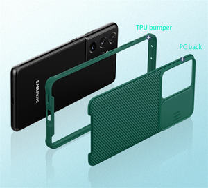 เคสโทรศัพท์กันกระแทก ป้องกันรอยขีดข่วน ผลิตจากวัสดุ PC TPU พร้อมฝาปิดป้องกันการมองเห็นจากด้านข้าง สำหรับ <span class=keywords><strong>Samsung</strong></span> S21 ยี่ห้อ Nilkin - Product Image 6