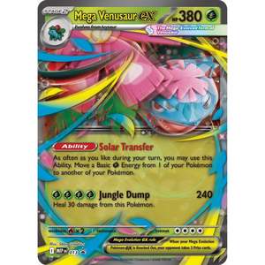 Colección Premium de Pokémon TCG Mega Venusaur, Fabricada en Italia con Material de Papel Resistente - Product Image 6