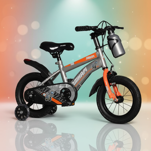 Vélo pour enfants avec roulettes/Vélo pour enfants de 12 à 20 pouces/Selle réglable et <span class=keywords><strong>porte</strong></span>-bouteille/Pneus antidérapants/2-8 ans - Product Image 4