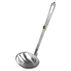 Louche pliante en acier inoxydable avec long manche, ustensile portable pour le camping en plein air, vaisselle de pique-nique, vaisselle de voyage - Product Image 4