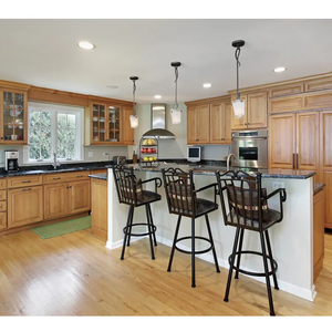 CBMmart, diseño clásico, coctelera Modular negra, muebles de armario de cocina, armarios de cocina de madera maciza de roble - Product Image 2