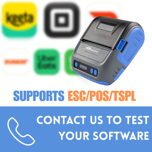 Imprimante thermique de reçus et d'étiquettes MHT-P29L Mini, imprimante thermique mobile 2 en 1, 80 mm - Product Image 2