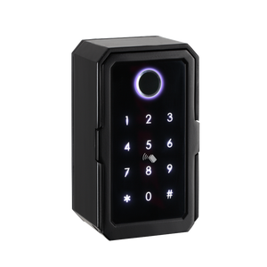 Smart Key Lock Box with Fingerprint Tuya APP Control Password IC Card Unlock Steel <strong>Security</strong> Safe Anti-Theft Feature - Product Image 1