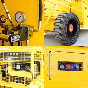 Plataforma Elevadora de Tijera Móvil Eléctrica Hidráulica de 10m 12m 14m 18m, Capacidad de 300Kg 1T 2T, Elevador de Personas Móvil - Product Image 3