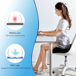 Extra Large Memory Cotton Seat <b>Cushion</b> for Home Use Relief with Waist Hip Sciatica Support for Long Sitting - Product Image 2