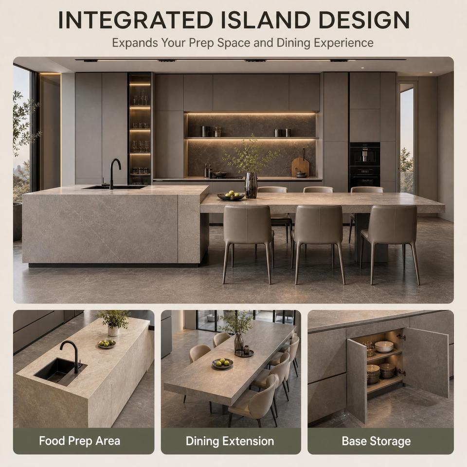 Kitchen Configuration Designs Modern Modular Kitchen Cabinets Wooden Cabinetry Island Configuration ...