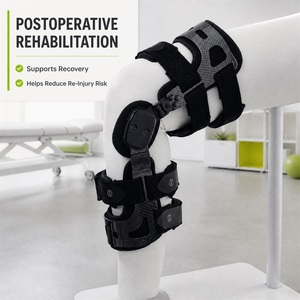 Rodillera profesional <span class=keywords><strong>de</strong></span> doble articulación <span class=keywords><strong>para</strong></span> recuperación <span class=keywords><strong>de</strong></span> osteoartritis, LCA y LCM, con soporte lateral ajustable <span class=keywords><strong>para</strong></span> rehabilitación postoperatoria, CE - Product Image 1