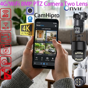 Caméra IP PTZ <span class=keywords><strong>solaire</strong></span> 4G 5MP pour extérieur, panoramique à 360 degrés, sans fil, <span class=keywords><strong>WiFi</strong></span>, caméra de sécurité, suivi automatique, caméra CCTV - Product Image 3