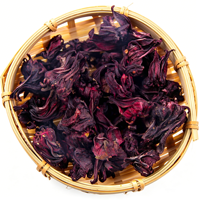 Thé aux fleurs d'hibiscus séchées naturelles cueillies à la main en gros, saveur douce, infusion chaude ou froide, thé floral bien-être