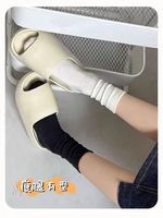Chaussettes sans couture - Style tendance printemps-automne, style japonais d'écolière, chaussettes blanches simples mi-mollet
