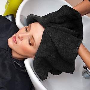 Peluquería Uñas Belleza Spa Logotipo personalizado Hotel Ejercicio Gimnasio Baño Microfibra Toalla de secado de cabello Salón - Product Image 6