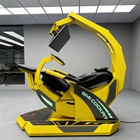 Nouveau bureau et chaise de jeu pour ordinateur en métal, zéro gravité, intégrés, capsule spatiale ergonomique, confortable, type cabine