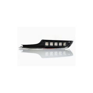 Couvre-phare antibrouillard avant à LED, noir ABS, gauche et droite, pour Volkswagen Golf 7 2014-2017 - Product Image 1