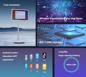 Novo Tablet <span class=keywords><strong>TV</strong></span> Móvel de 32 Polegadas <span class=keywords><strong>4K</strong></span> com Bateria, Tela Touchscreen de Pé para Publicidade Interna, Smart <span class=keywords><strong>TV</strong></span> Android - Product Image 4