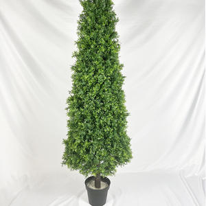 Cyprès artificiel hôtel décoration de la maison paysage en pot <span class=keywords><strong>petit</strong></span> arbre faux pin et cyprès arbre décoration de l'arbre de Noël terres - Product Image 6