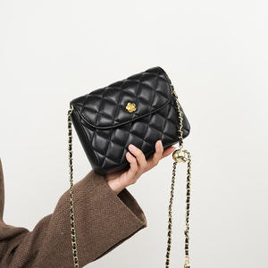 奢华高品质可定制链条斜挎手提包，适用于广州品牌的带盖封口 - Product Image 5