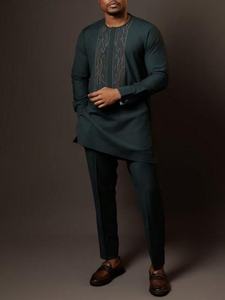 Costume pour <span class=keywords><strong>homme</strong></span> Ccy, Jalabiya pour <span class=keywords><strong>homme</strong></span>, robe africaine blanche, nouveau Dashiki populaire, <span class=keywords><strong>pantalon</strong></span> long, ensemble 2 pièces, style moderne, <span class=keywords><strong>Boubou</strong></span> <span class=keywords><strong>Homme</strong></span> - Product Image 4