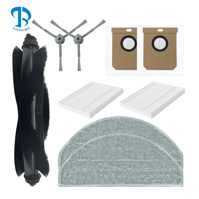 Main Side Spin Brush Hepa Filter Mop Cloth Dust Bag Fit for Hoover HG4 Hydro Pro Robot Vacuum Cleaner Spare Parts Accessories
