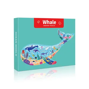 ปริศนาวาฬลายสัตว์50ชิ้น,ปริศนามหัศจรรย์เพื่อการศึกษาสำหรับเด็ก