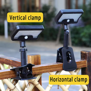 Wholesale New Design Waterproof Clip Bracket 92 <b>LED</b> Solar Garden <b>Lights</b> Type C Rechargeable <b>Motion</b> <b>Sensor</b> Fence - Product Image 1