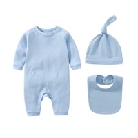 Combinaison unisexe 100% coton pour bébé nouveau-né, ensemble de vêtements pour bébé de 6 mois, barboteuse à manches longues pour le printemps et l'automne, cadeau de naissance