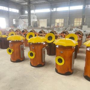 Contenedor <span class=keywords><strong>de</strong></span> <span class=keywords><strong>Basura</strong></span> Personalizado para Exteriores, Material <span class=keywords><strong>de</strong></span> Fibra <span class=keywords><strong>de</strong></span> Vidrio, Resistente a la Corrosión y al Óxido, Aislamiento - Product Image 4