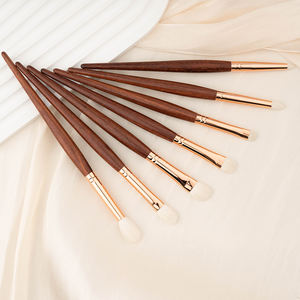 ชุดแปรงแต่งตาไม้จันทน์สีแดงขนแพะ xgf 7ชิ้นชุดแปรงแต่งตาคุณภาพสูงฉลากส่วนตัว - Product Image 3