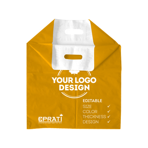 Bolsa de Compras de Alta Calidad con Asa Troquelada Reforzada con MDPE, Fabricante Turco, Venta al Por Mayor - Product Image 1