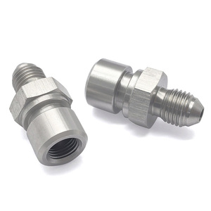 ข้อต่อ<span class=keywords><strong>สาย</strong></span>เบรกแบบแปลงเกลียว 4AN 3AN ตัวผู้ เป็น M10 3/8NPT ตัวเมีย  วัสดุสแตนเลส สำหรับอะไหล่<span class=keywords><strong>รถยนต์</strong></span> ขายดี - Product Image 4
