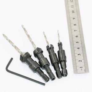 六角柄<span class=keywords><strong>3</strong></span>槽槽HSS埋头钻头木工钻头钻孔先导木螺丝孔开口钻头木工工具 - Product Image 2