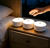 Lampe LED rechargeable de haute qualité à capteur de mouvement 2700K, lumière de nuit pour armoire de cuisine à détection humaine - 1 unité