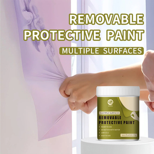 Revestimiento pelable extraíble para proteger ventanas de madera y metal Pisos de paredes de vidrio Superficies múltiples no porosas Revestimiento de pintura despegable - Product Image 3