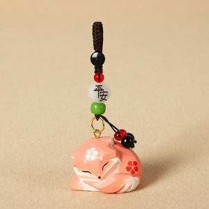 Porte-clés renard sculpté mignon RL-xp109 – Nouvelle tendance, accessoire <span class=keywords><strong>de</strong></span> sac créatif, cadeau original - Product Image 1