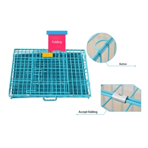 Stainless Steel Metal Luxury <strong>Small</strong> Collapsible Pet Display Dog <strong>Cages</strong> - Product Image 6