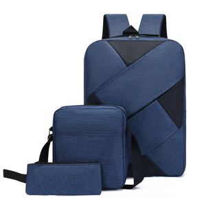 Modern Business Laptop <b>Backpack</b> for Unisex Casual Travel Lightweight Waterproof Geometric Anti-Theft College <b>Student</b> for Work - Product Image 1
