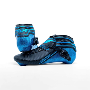 Chất lượng tốt Chuyên Nghiệp Màu Xanh sợi carbon Con lăn <span class=keywords><strong>Inline</strong></span> tốc độ Skate khởi động - Product Image 4